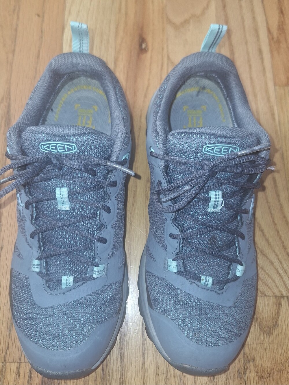 Keen Women's size 7 Teal and Gray Waterproof Terradora Hiking Shoes Konnect Fit - Picture 3 of 11
